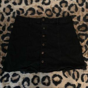 Women’s Black Jean Skirt Size 16